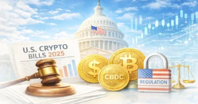 U.S. Crypto Bills in 2025 Stablecoin Rules, CBDC Limits & Market Reform